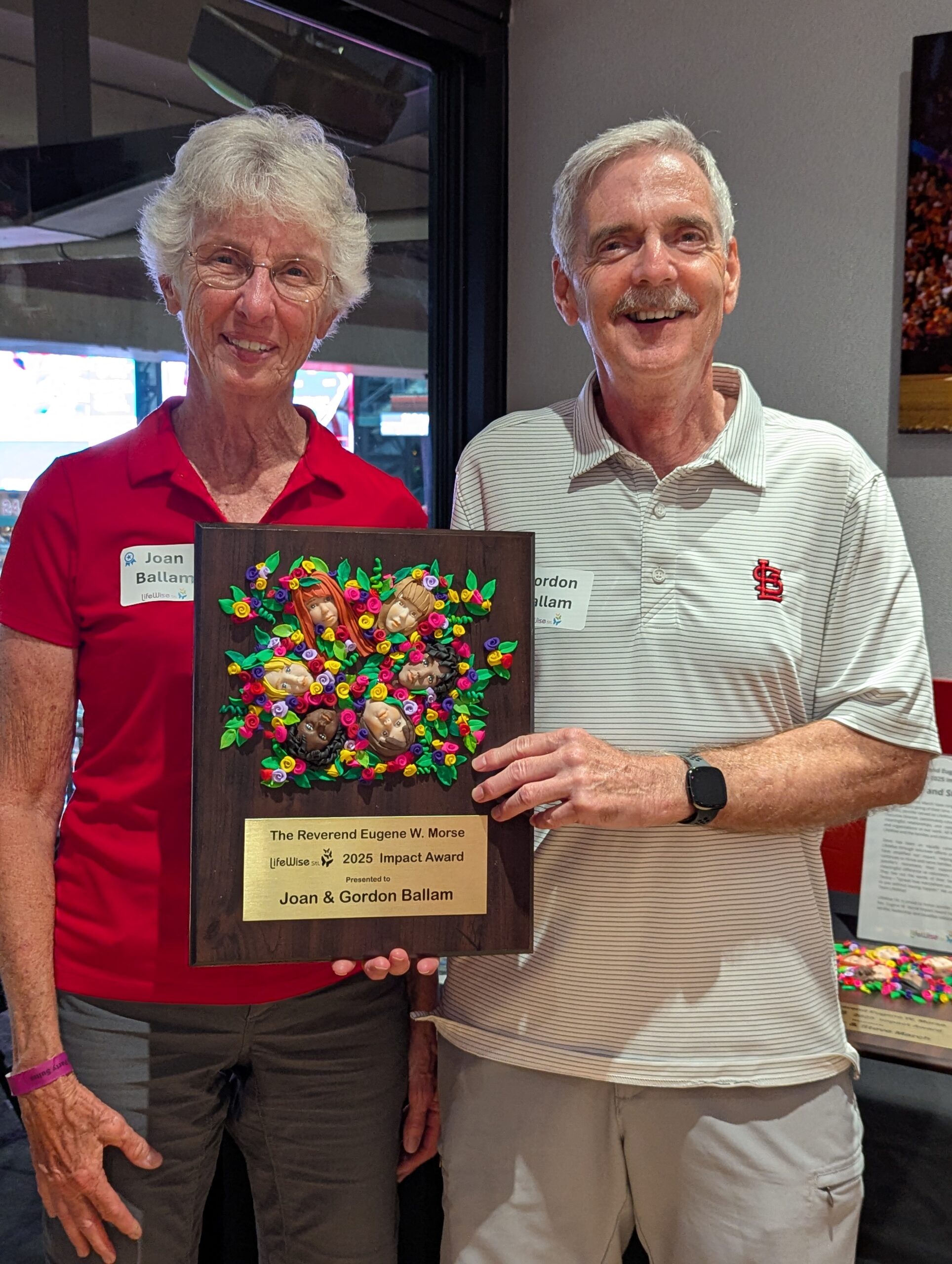 Gordon and Joan Ballam Impact Award honoree LifeWise StL