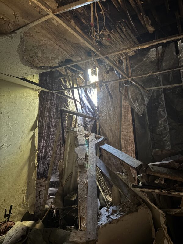 James damage on home after tornado May 2026