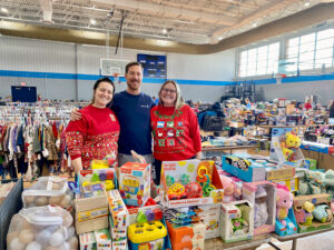 Holiday Market volunteer department team 2025